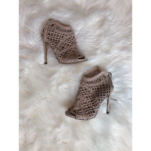 Nude heel boots